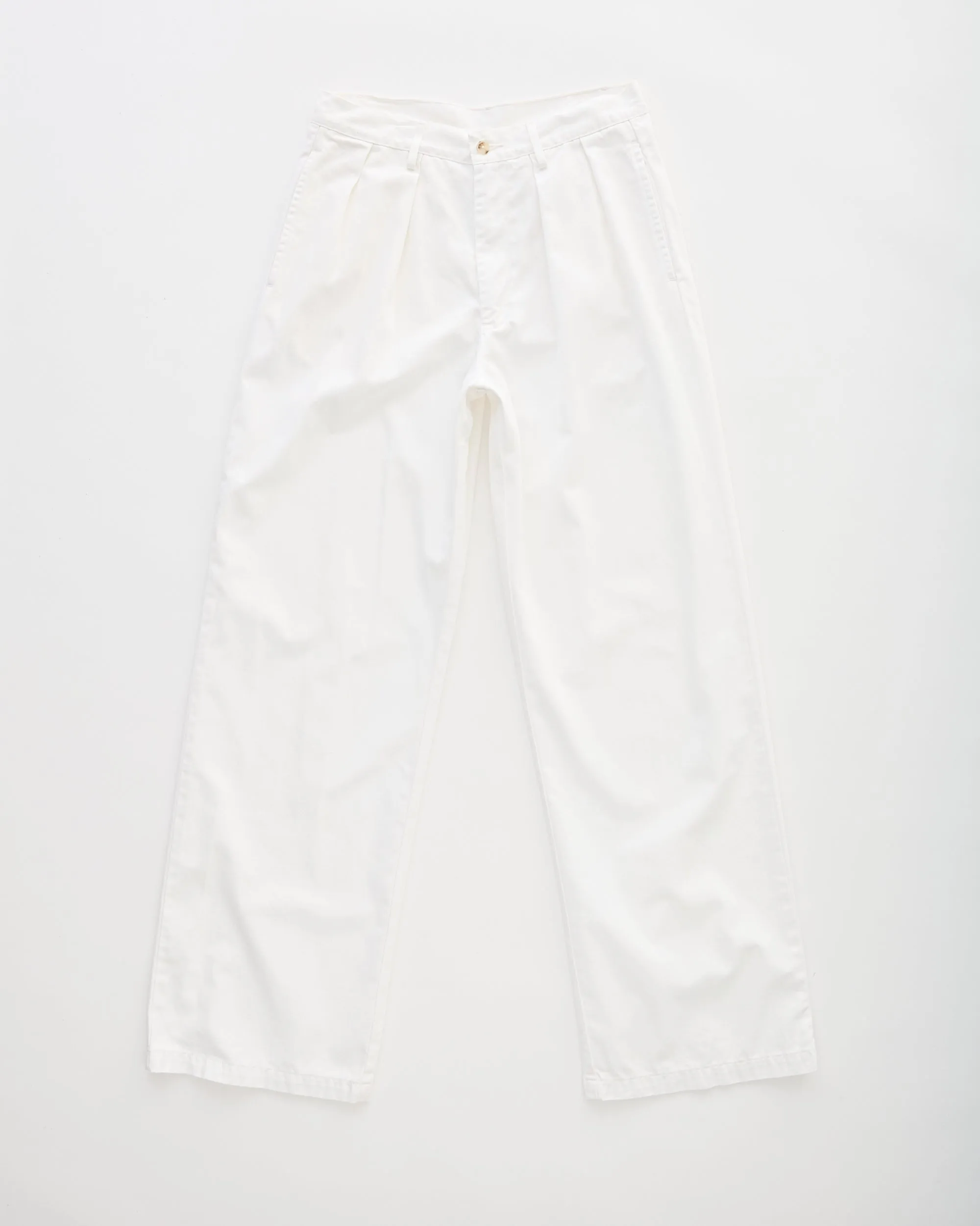 Blair Double Pleated Pant White