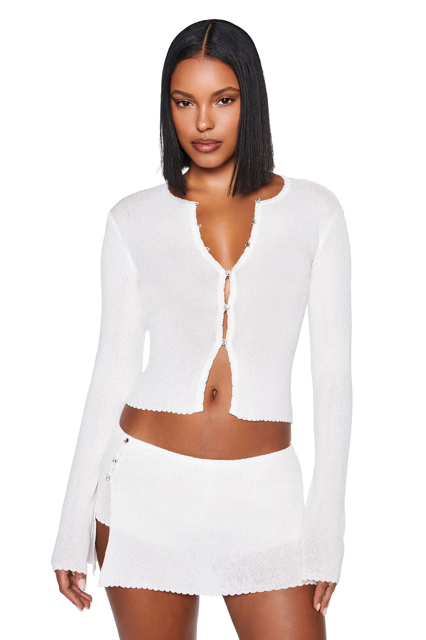 BLISS SKORT - WHITE : SNOW WHITE