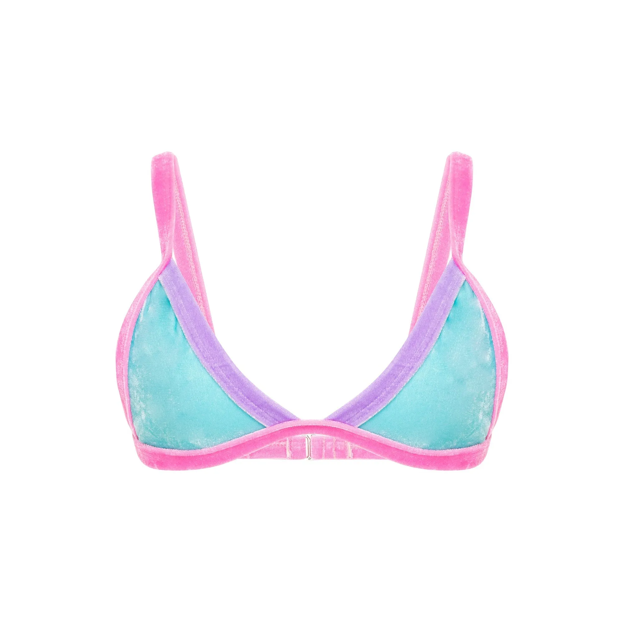 BUBBLEGUM VELVET BIKINI SWIMSUIT