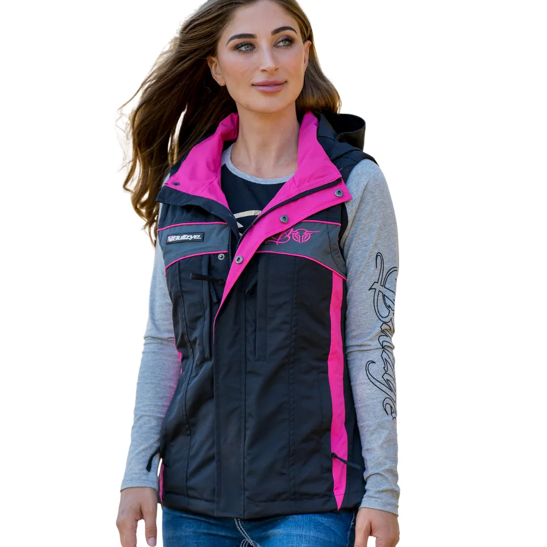 Bullzye Womens Carla Water-Proof VEST- PINK