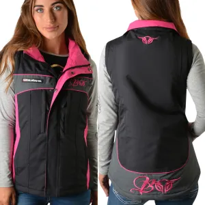 Bullzye Womens Carla Water-Proof VEST- PINK