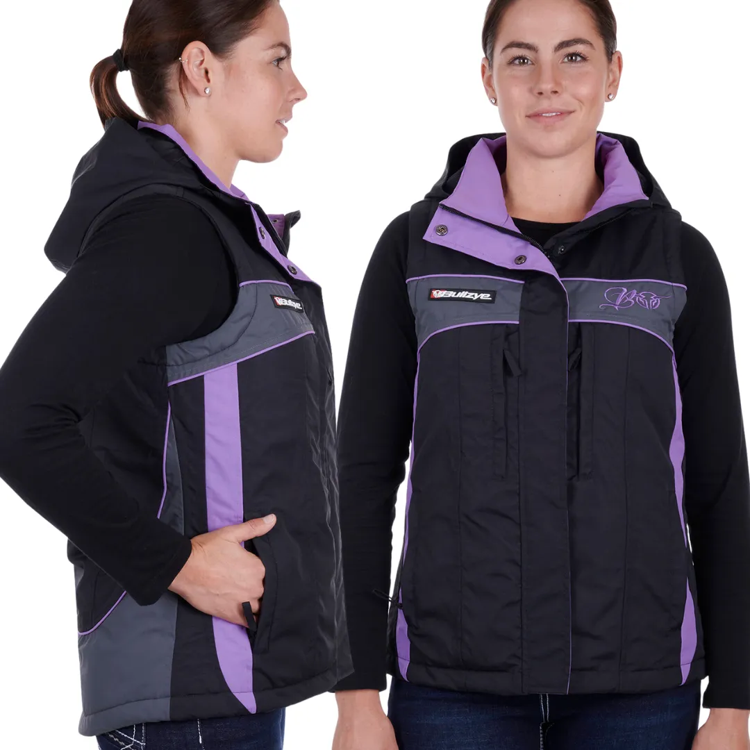 Bullzye Womens Carla Water-Proof VEST- PURPLE