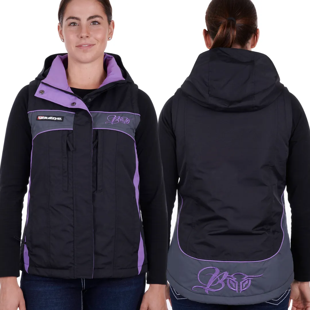 Bullzye Womens Carla Water-Proof VEST- PURPLE