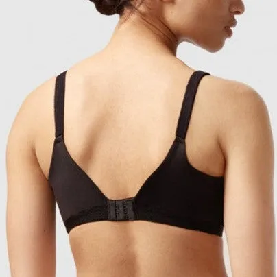 C Comfort Wirefree T-Shirt Bra In Black - Chantelle