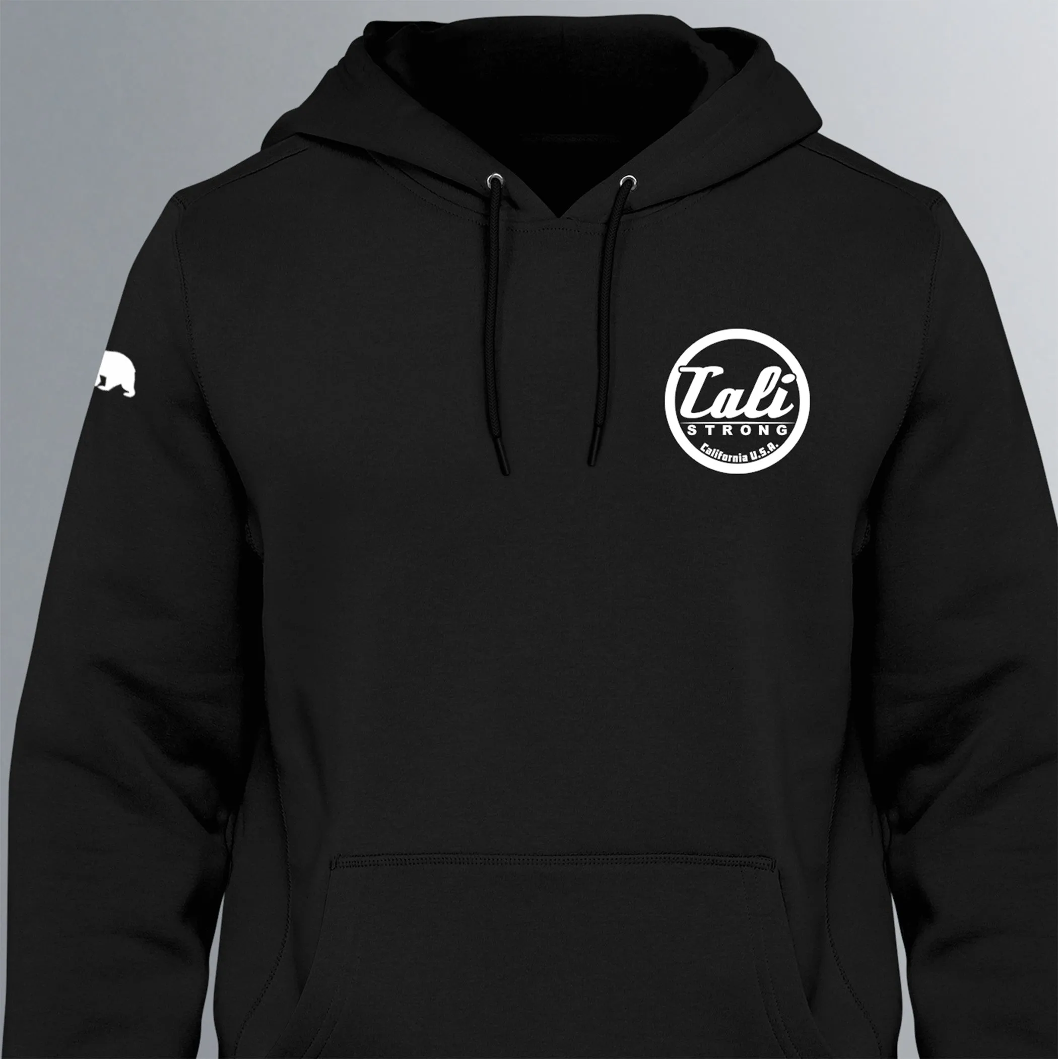 CALI Strong Classic Max Glow in the Dark Black Hoodie Sweatshirt
