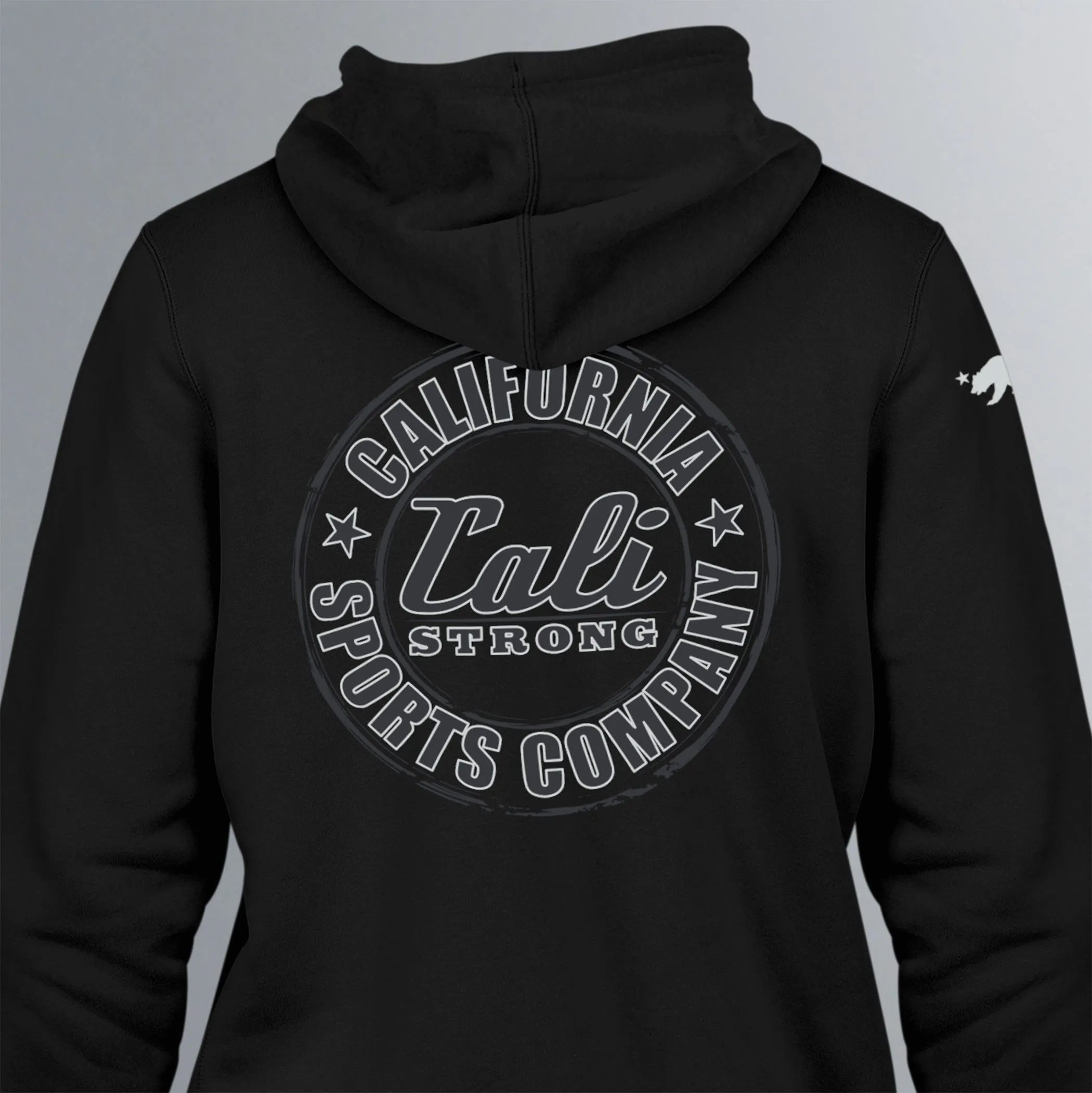 CALI Strong Classic Max Glow in the Dark Black Hoodie Sweatshirt