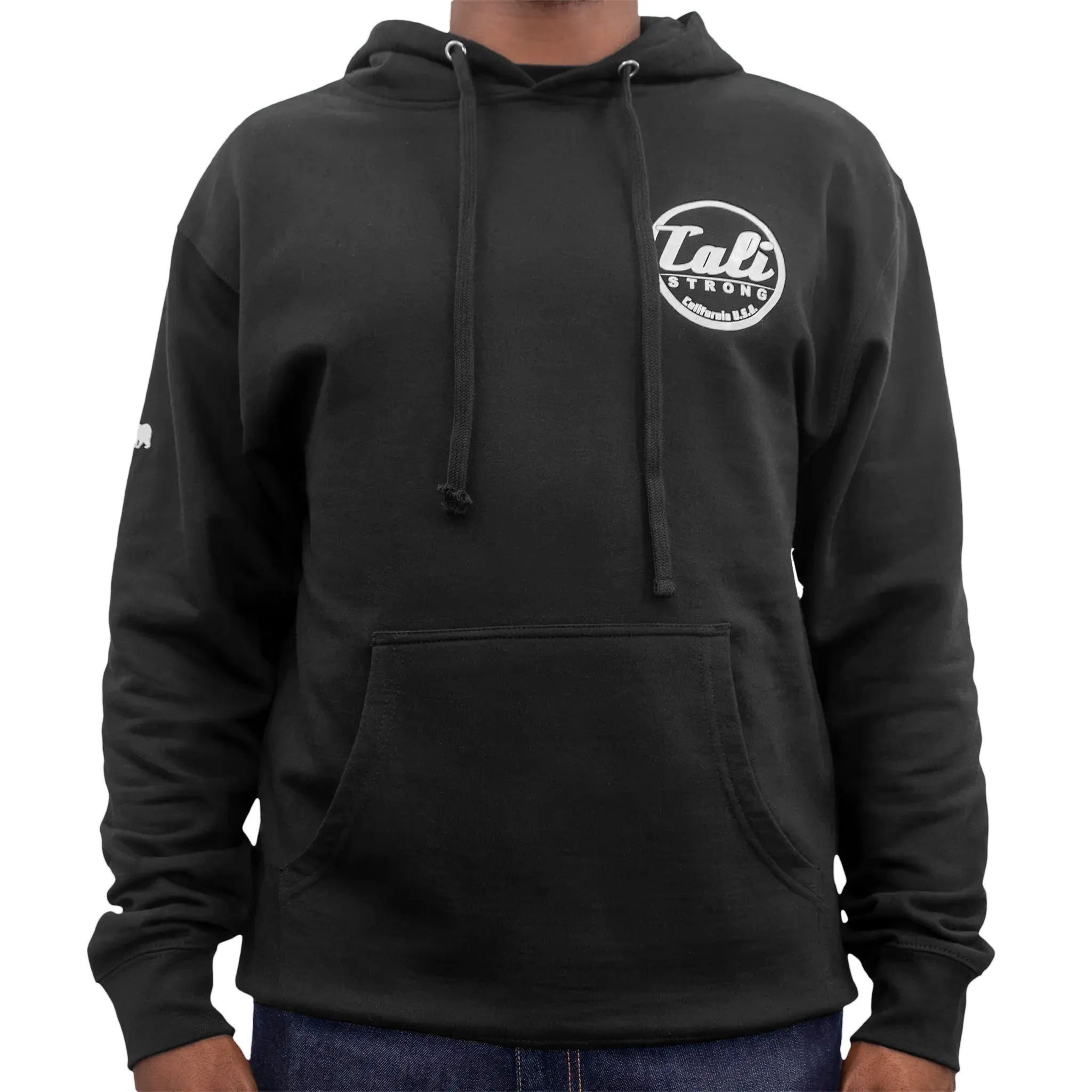 CALI Strong Classic Max Glow in the Dark Black Hoodie Sweatshirt