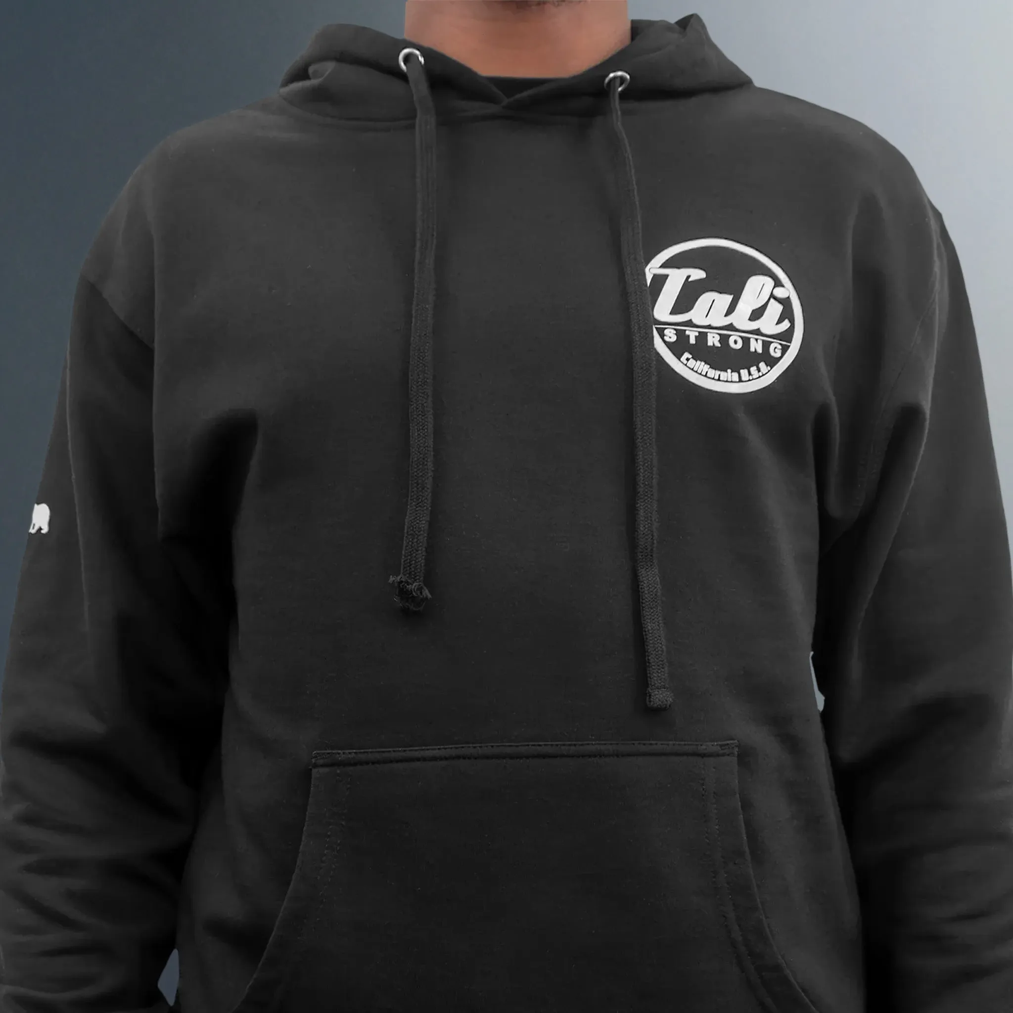 CALI Strong Classic Max Glow in the Dark Black Hoodie Sweatshirt