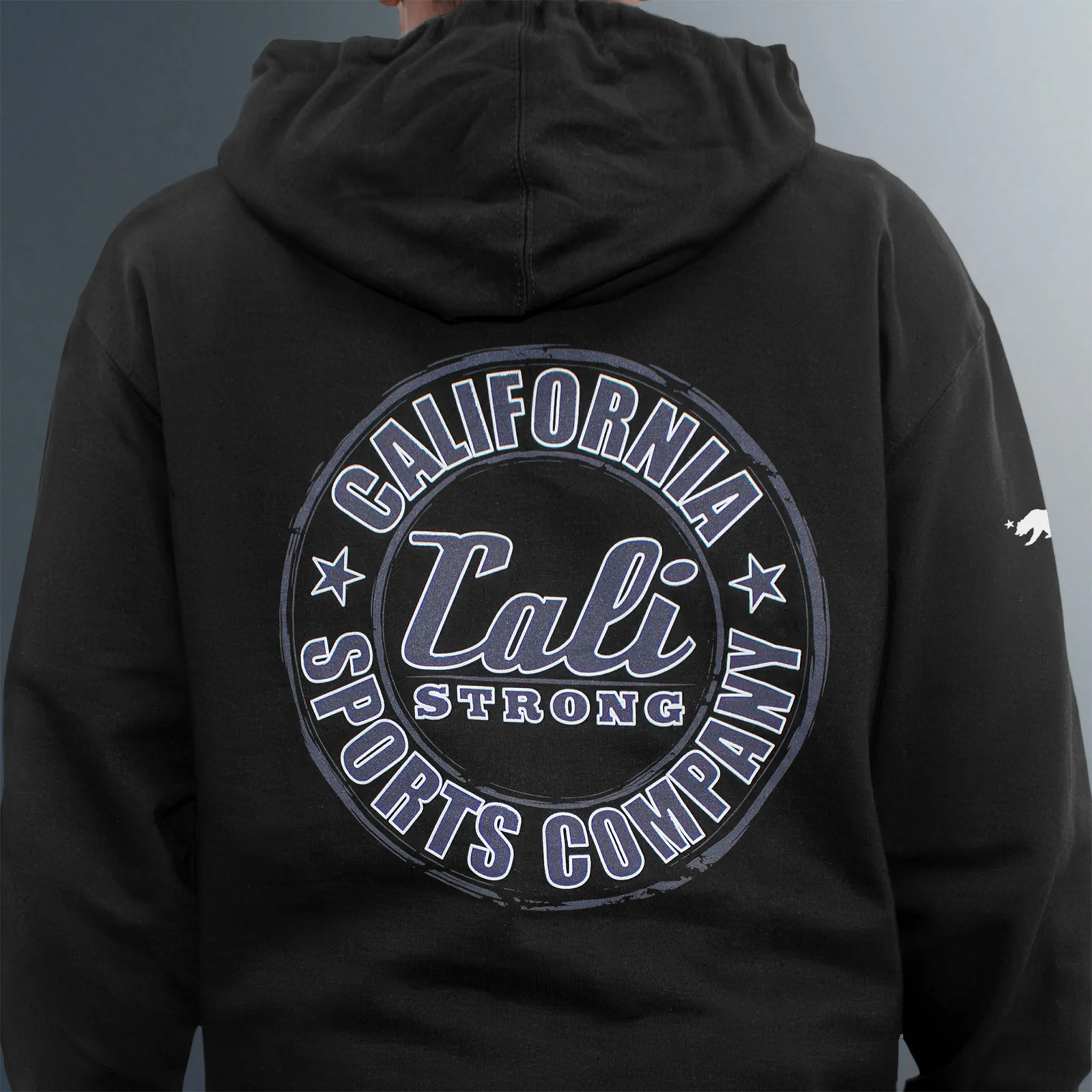 CALI Strong Classic Max Glow in the Dark Black Hoodie Sweatshirt