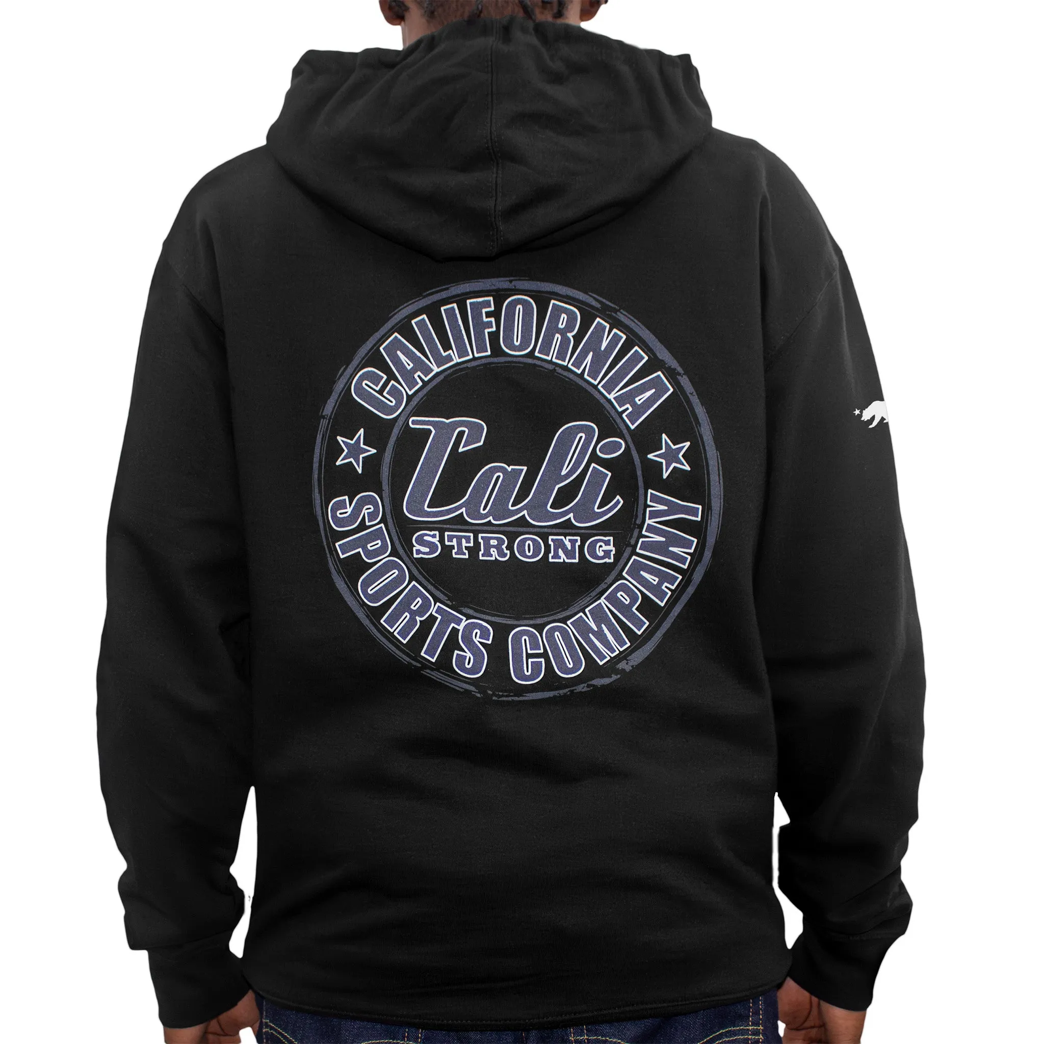 CALI Strong Classic Max Glow in the Dark Black Hoodie Sweatshirt