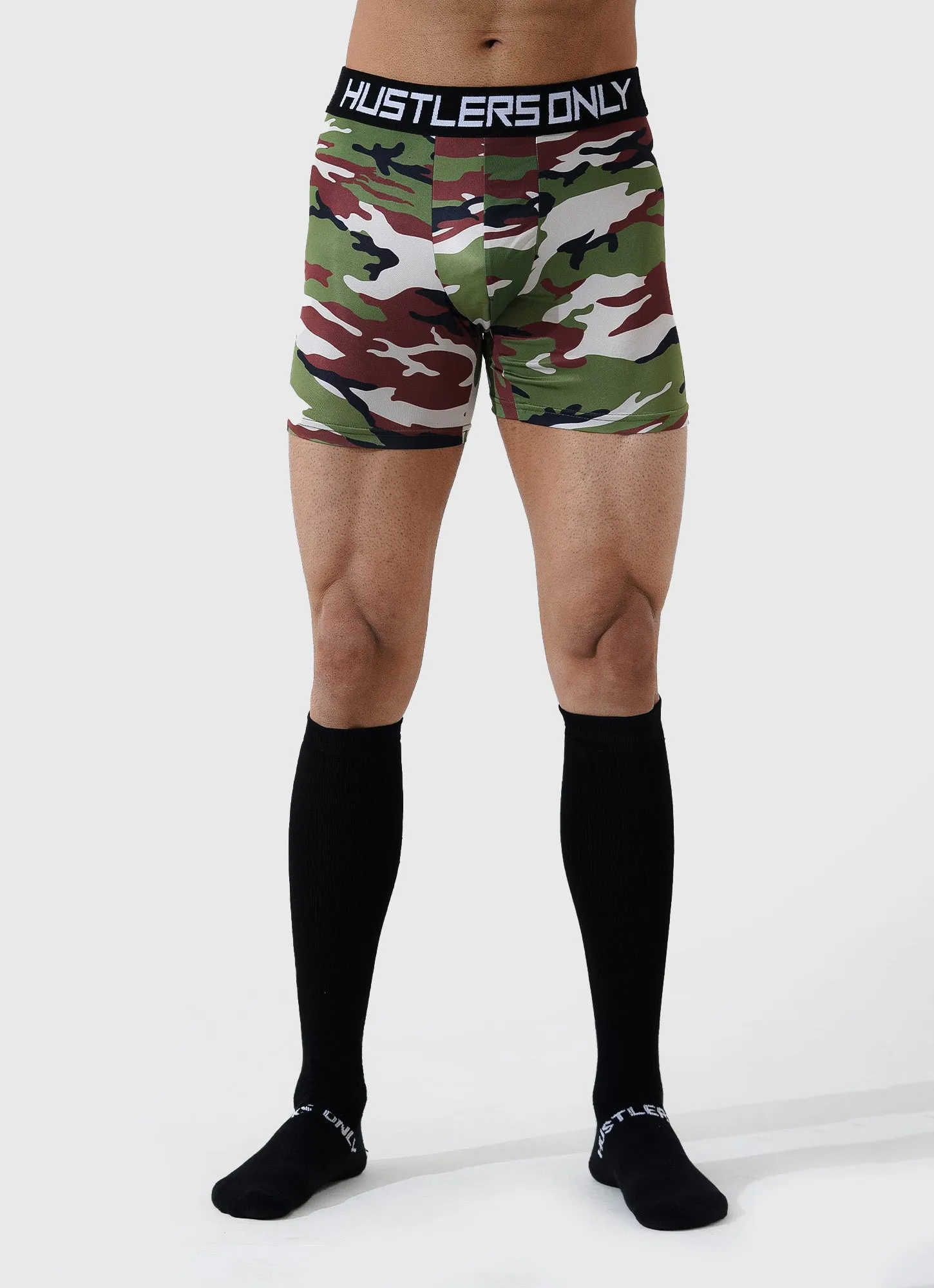 Camo Soft Boxer Briefs for Men