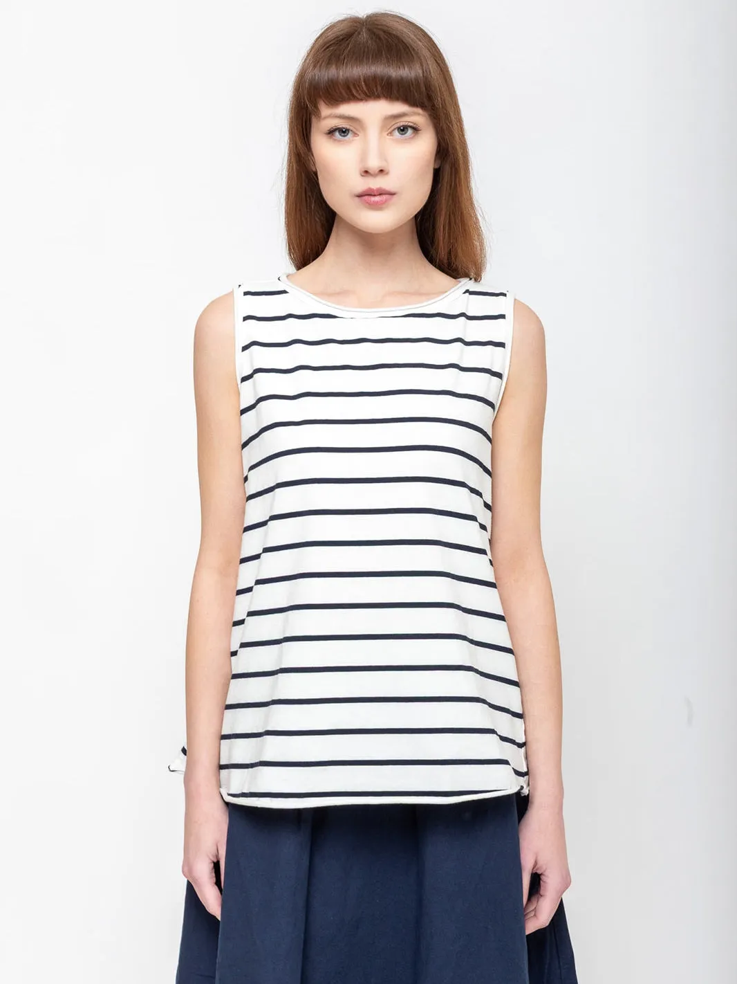 Canotta Gioia Stripe Tank - Atlantic