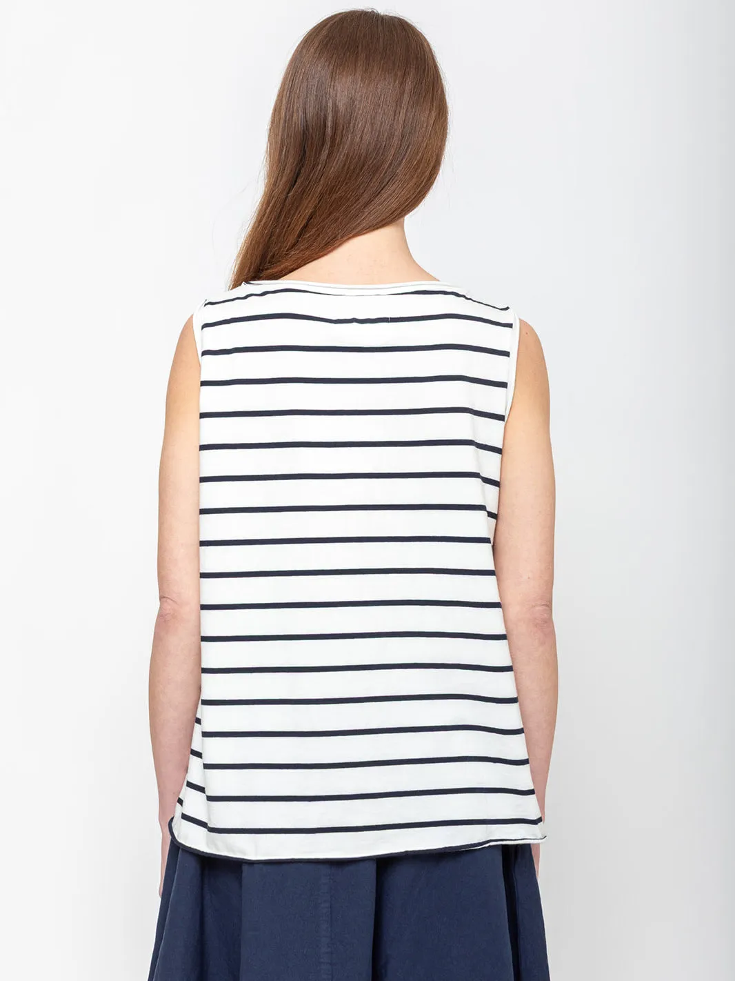 Canotta Gioia Stripe Tank - Atlantic