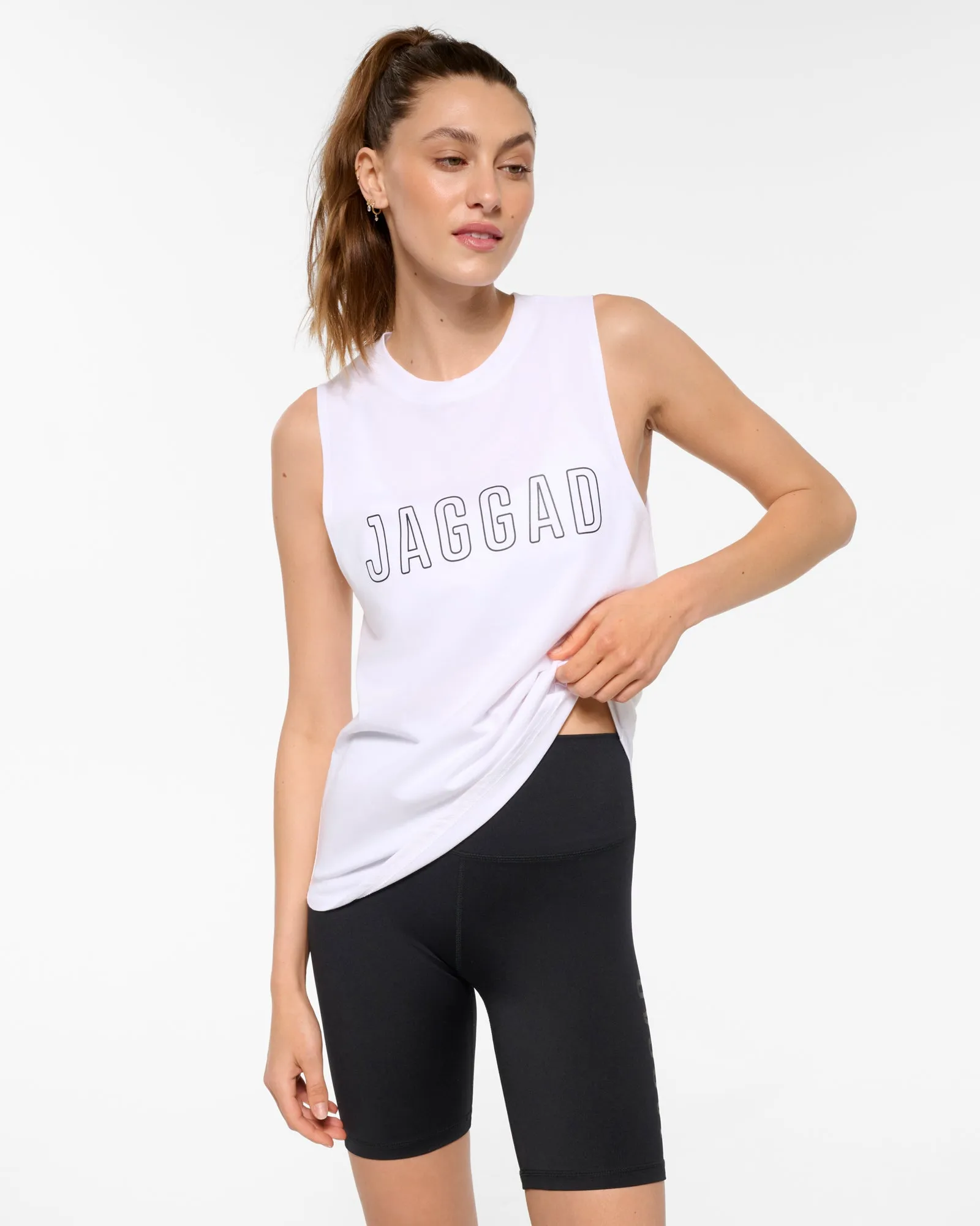 Classic Keyline Pima Tank White