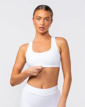 Contrast Bralette - White