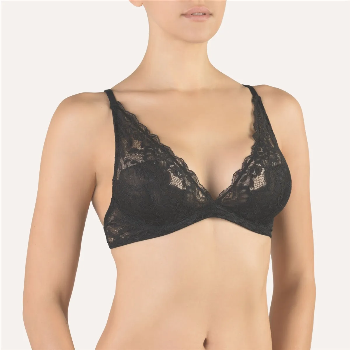 Cotton Club Milena Bra - Black