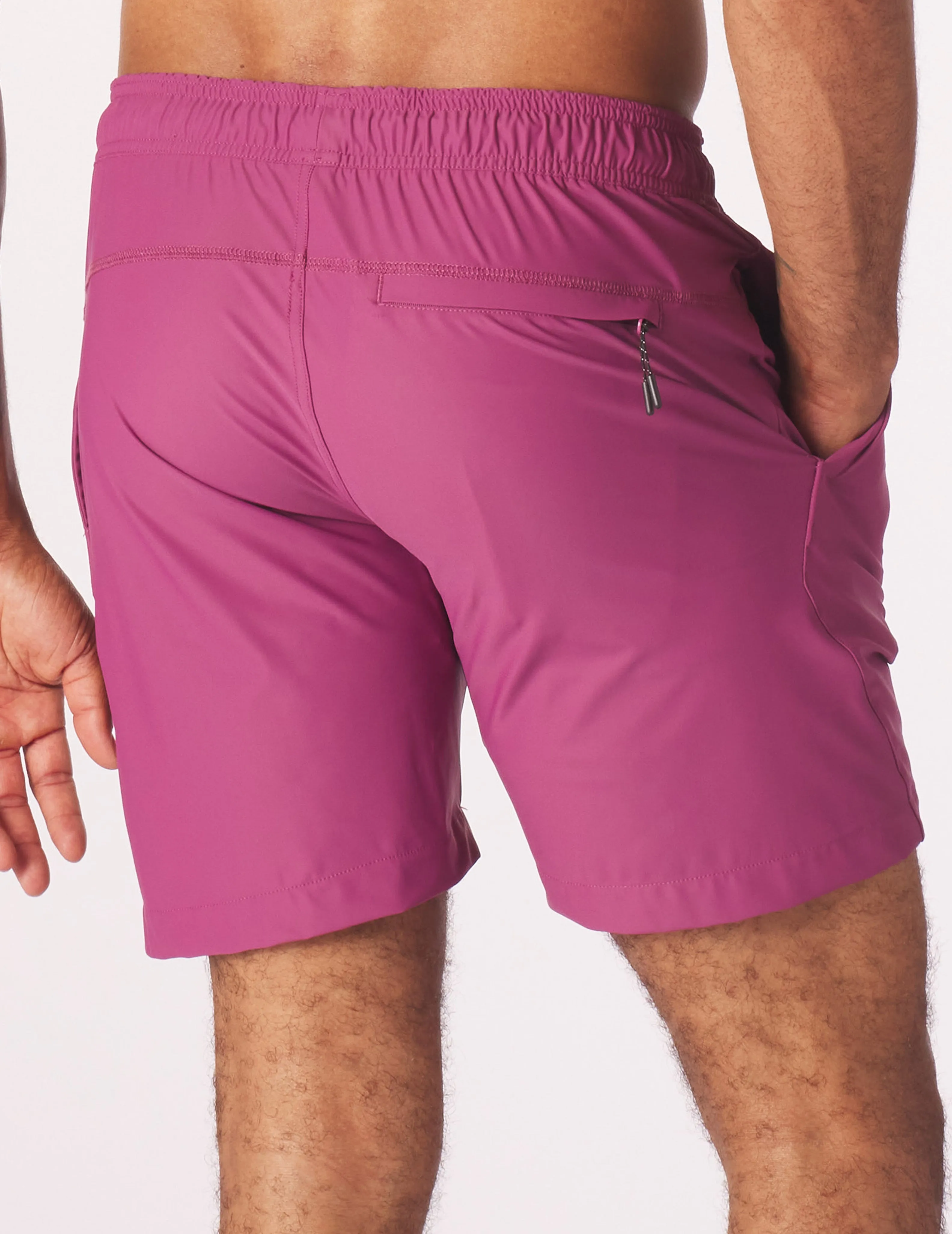 Court Short 7.5": Rouge