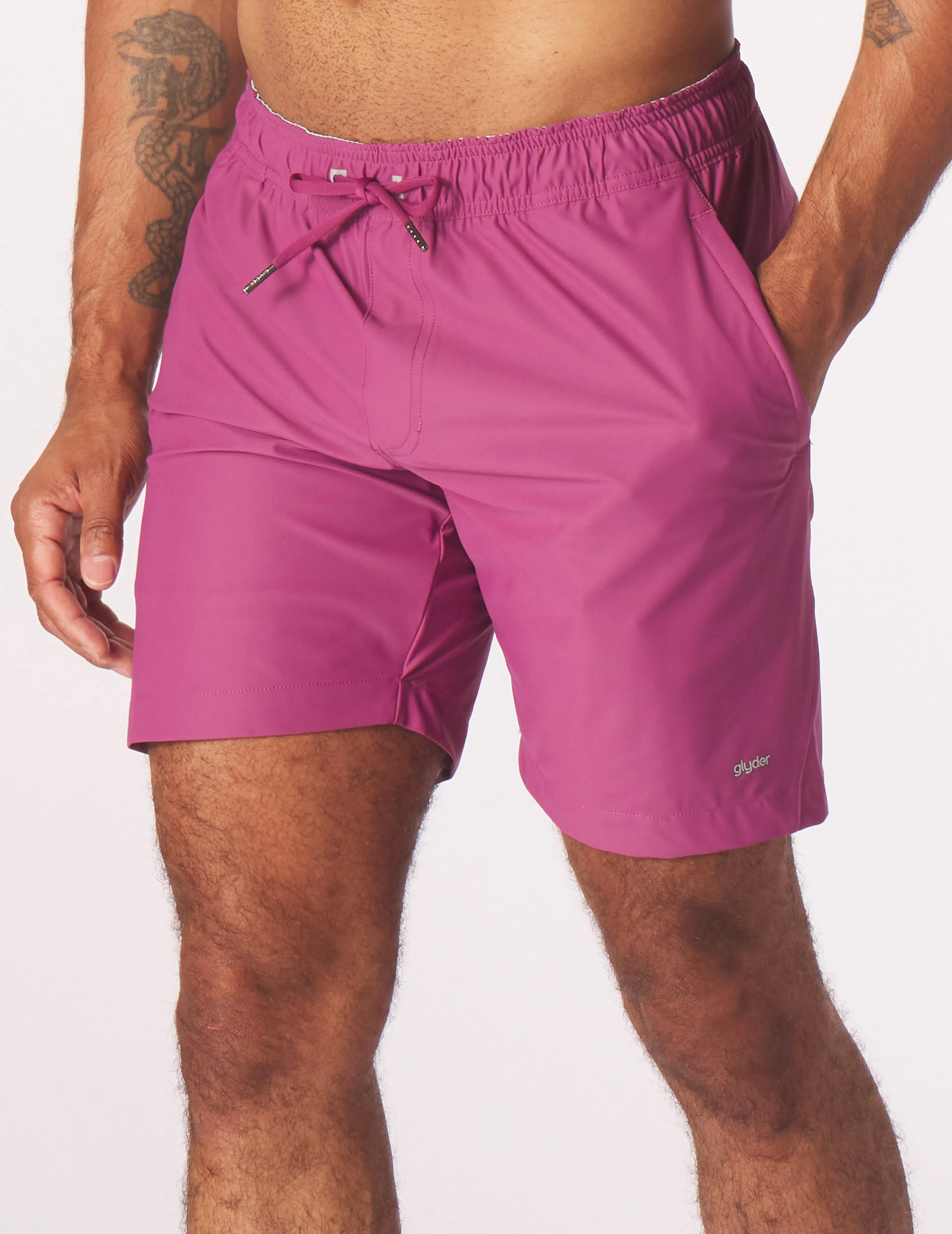 Court Short 7.5": Rouge