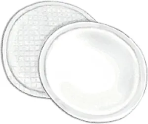 Covidien Curity Nursing Pad, 5" Round, Soft and Comfortable (Case of 288 Each)