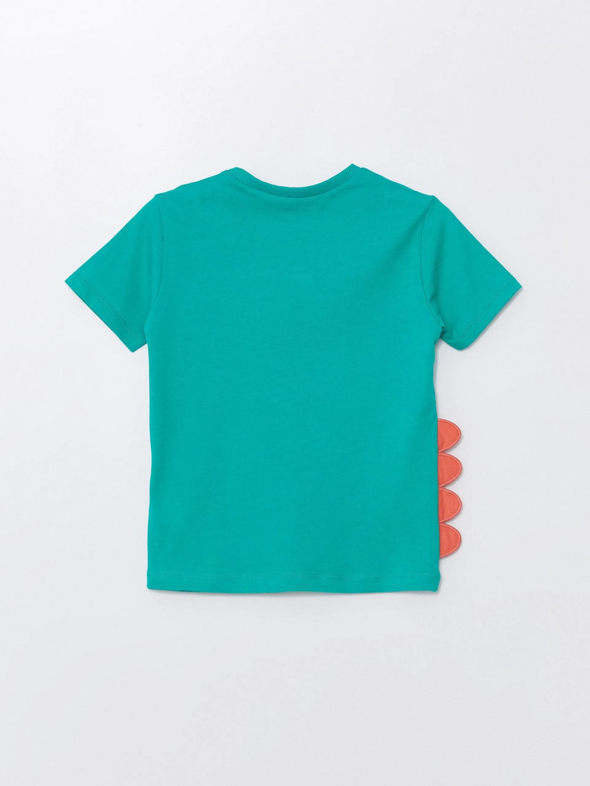 Crew Neck Short Sleeve Printed Baby Boy T-Shirt and Shorts Set of 2
