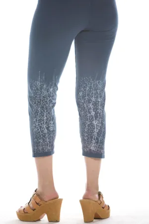 Cropped Legging Printed- Blue Fish Clothing