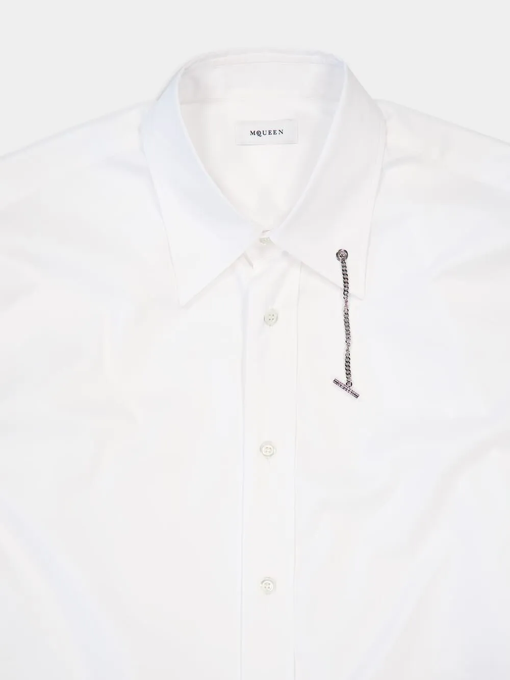 Cross-Bar Chain Shirt