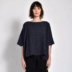Cube Top in Charcoal Disko