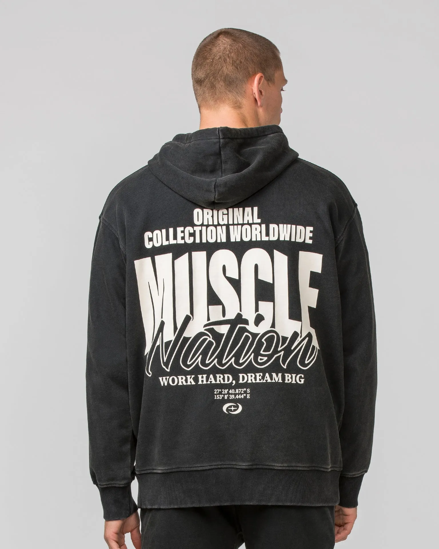 Culture Hoodie - Washed Black