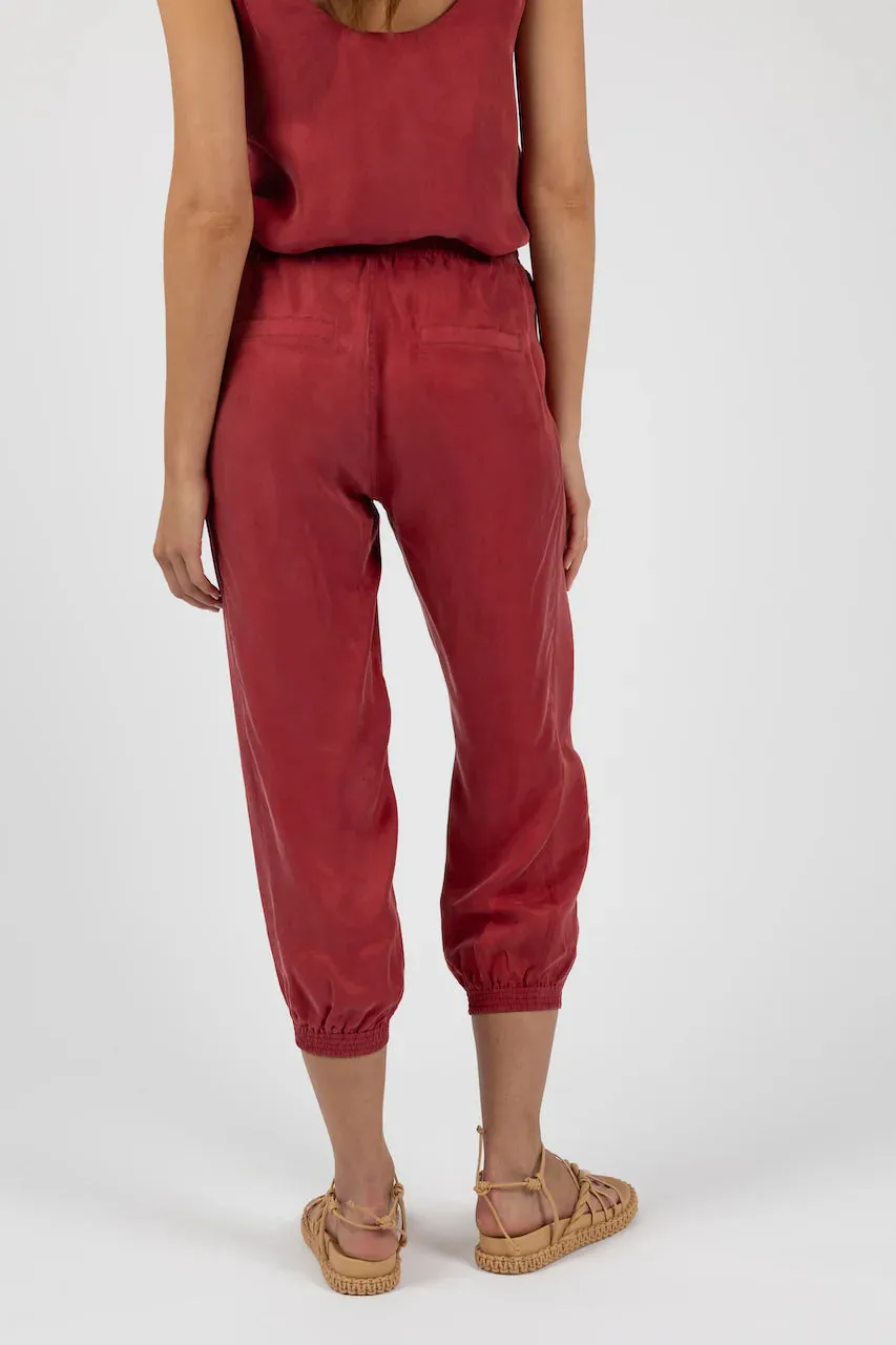 Cupro Milano Pant - Red