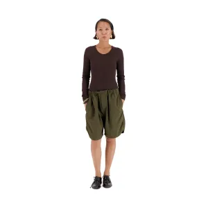 Daniel Unlined Nylon Drawstring Basketball Shorts Dark Khaki Brown