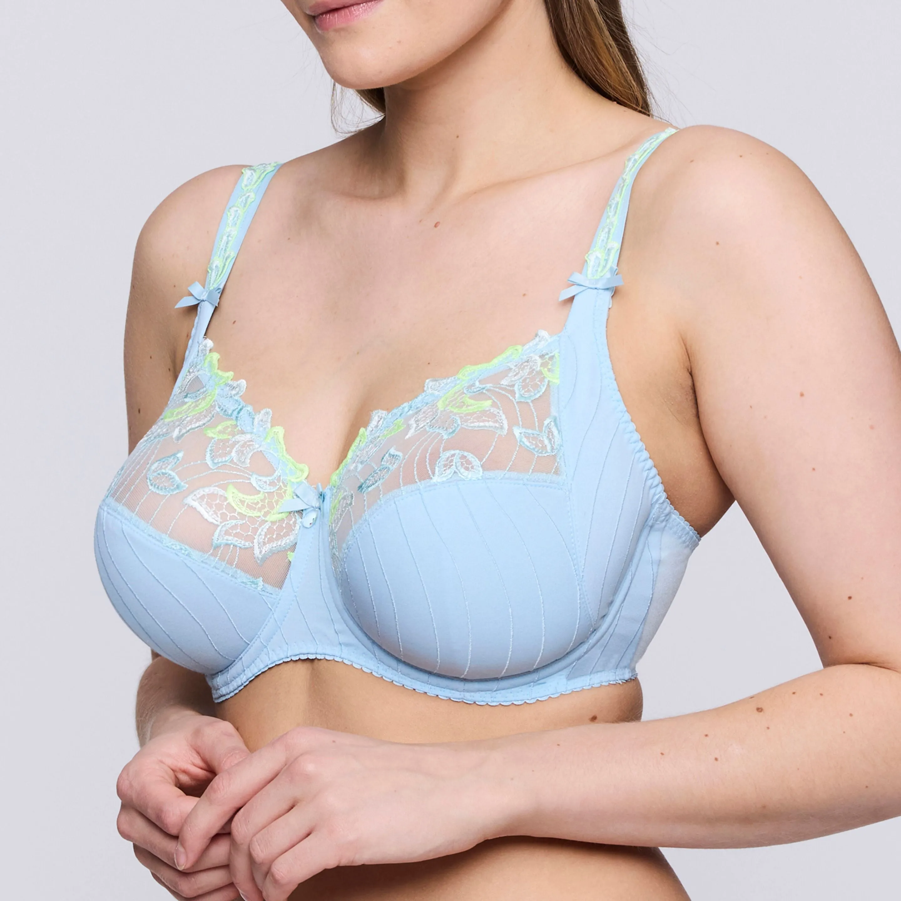 Deauville Full Cup Underwire Bra In Milky Blue - Prima Donna