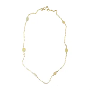 Diaphanous Opal Chip Necklace