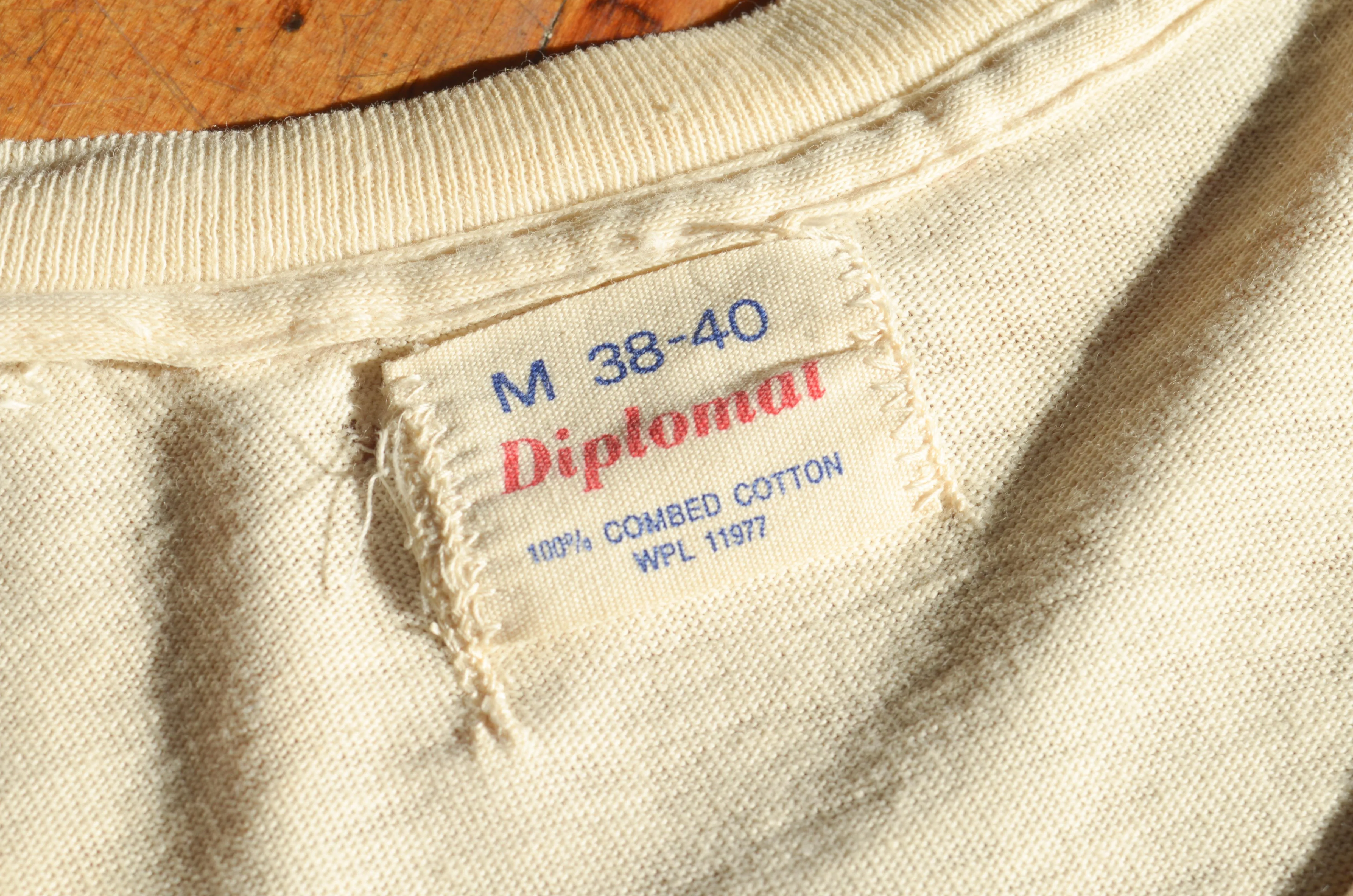 Diplomat - Cotton Crew  Neck Tee Shirt