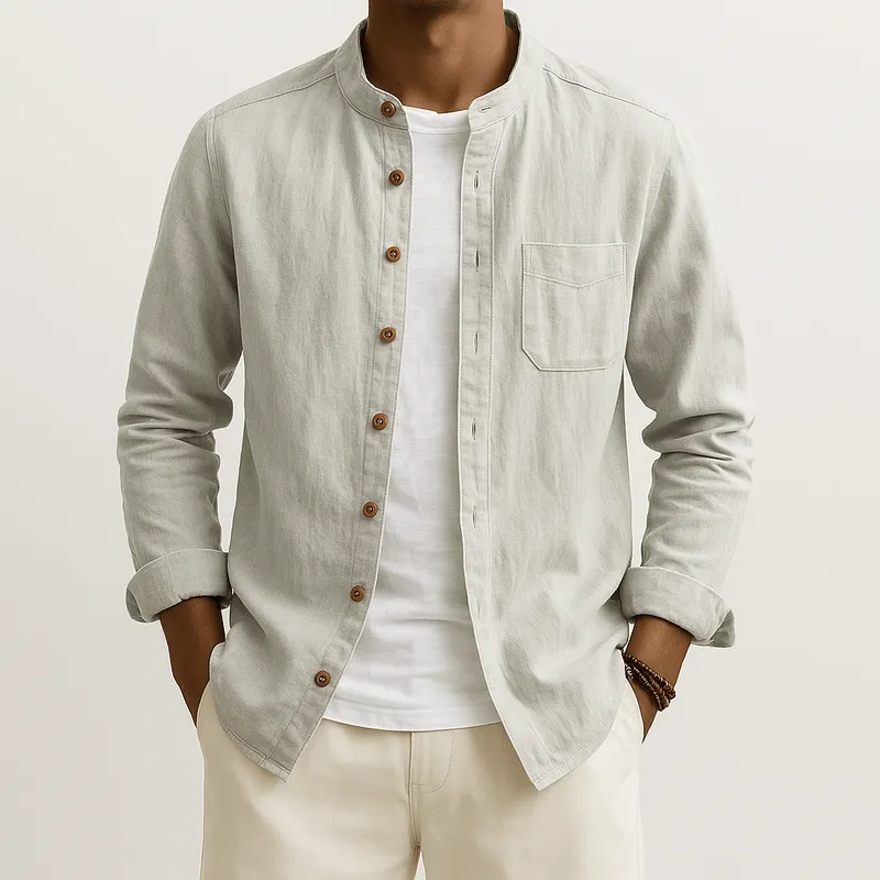 Domoir | Minimal Cotton Shirt