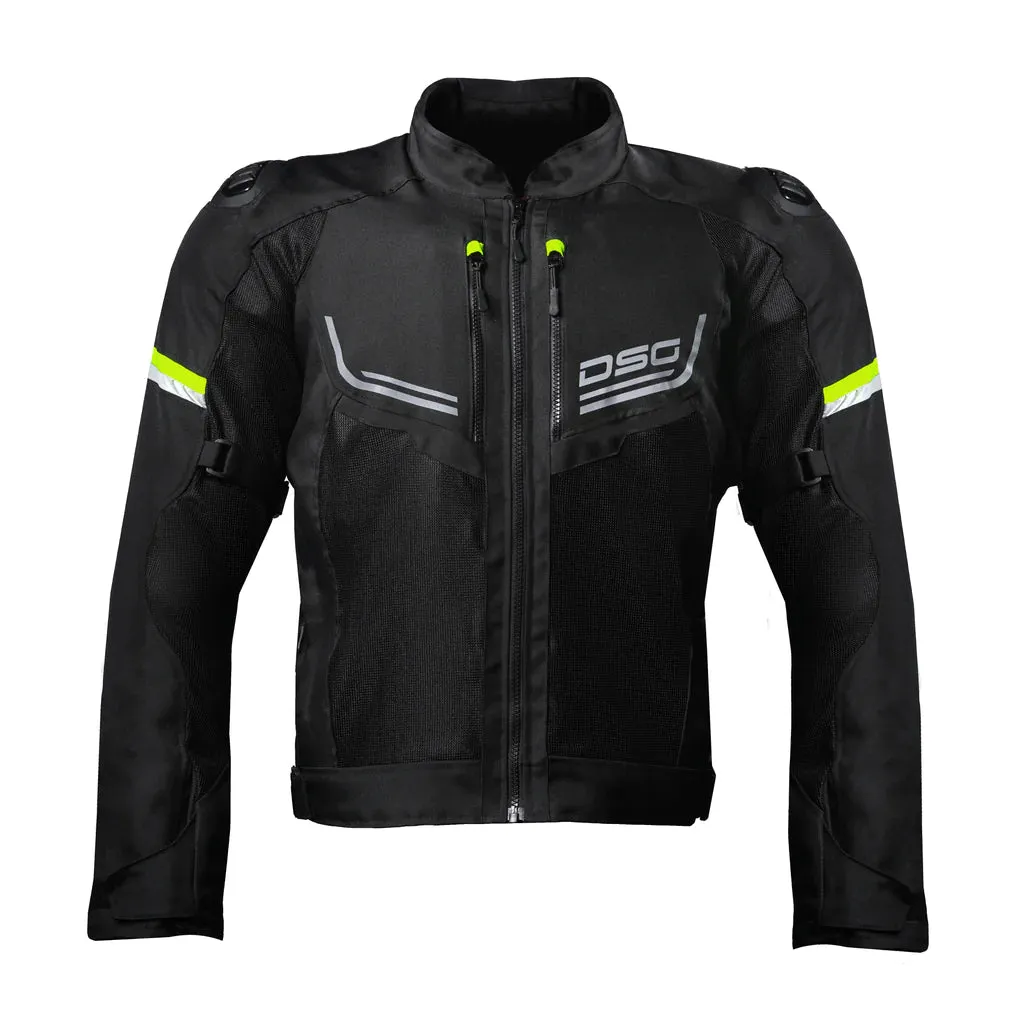 DSG Aire Jacket Black Yellow Fluo