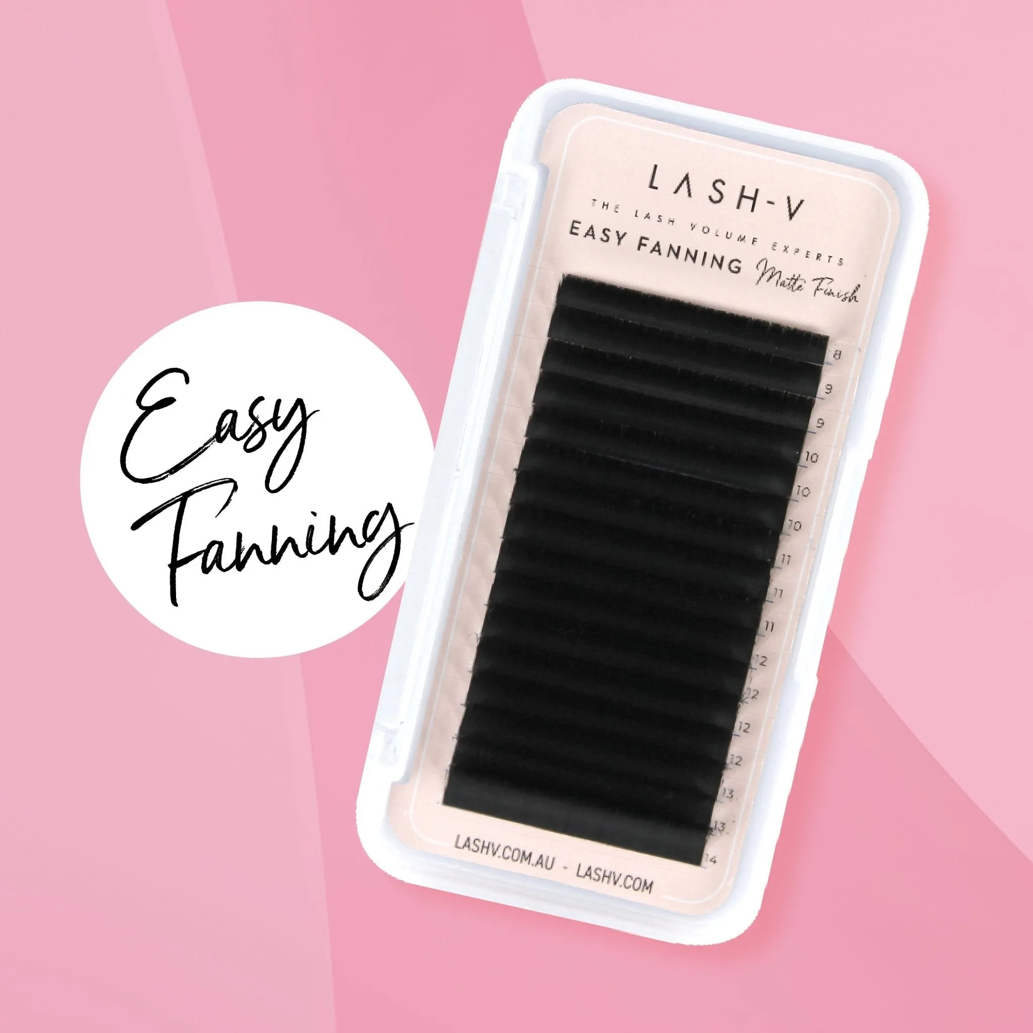 Easy Fanning Matte Finish Lashes