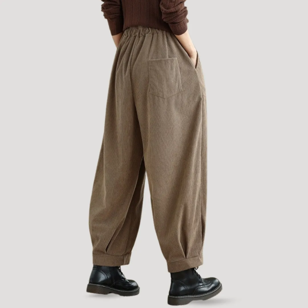 Eloise | Corduroy Wide-Leg Pants