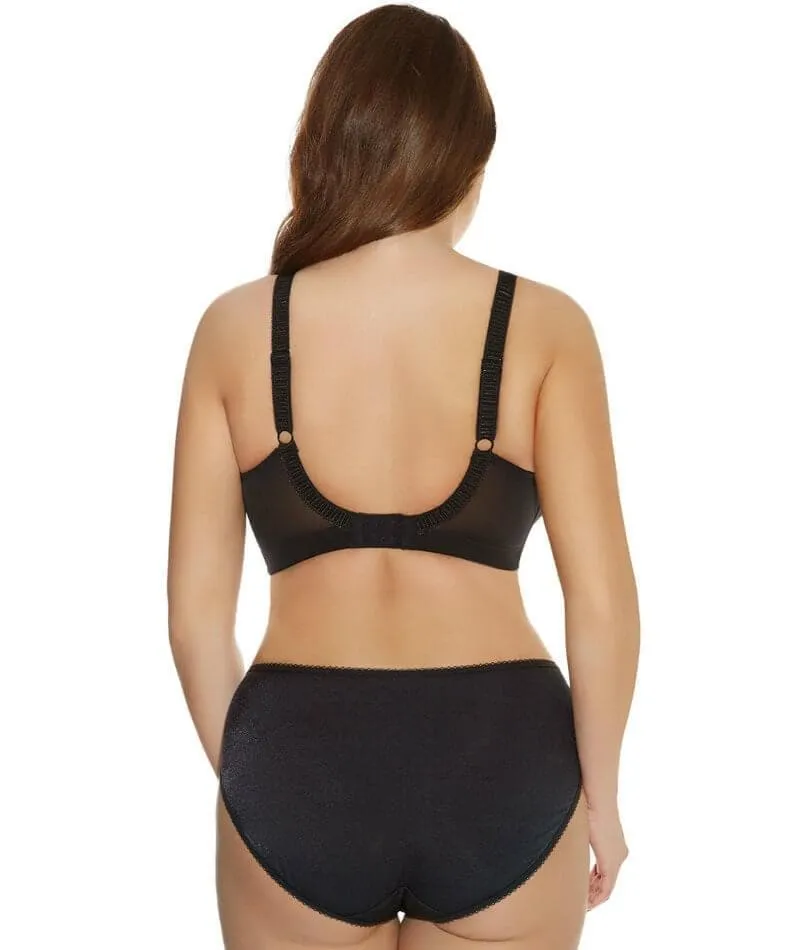 Elomi Cate Soft Cup Bra EL4033 - Latte/Black