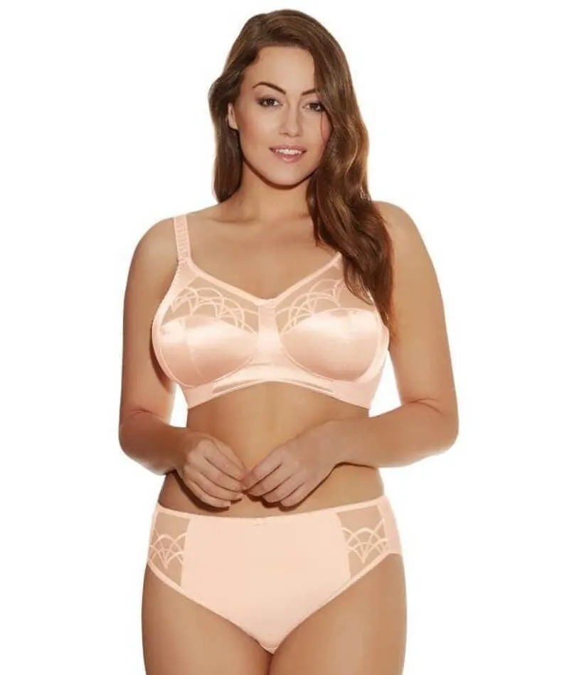 Elomi Cate Soft Cup Wire-Free Bra - Latte