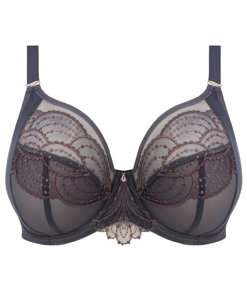 Elomi Priya Underwired Plunge Bra - Storm