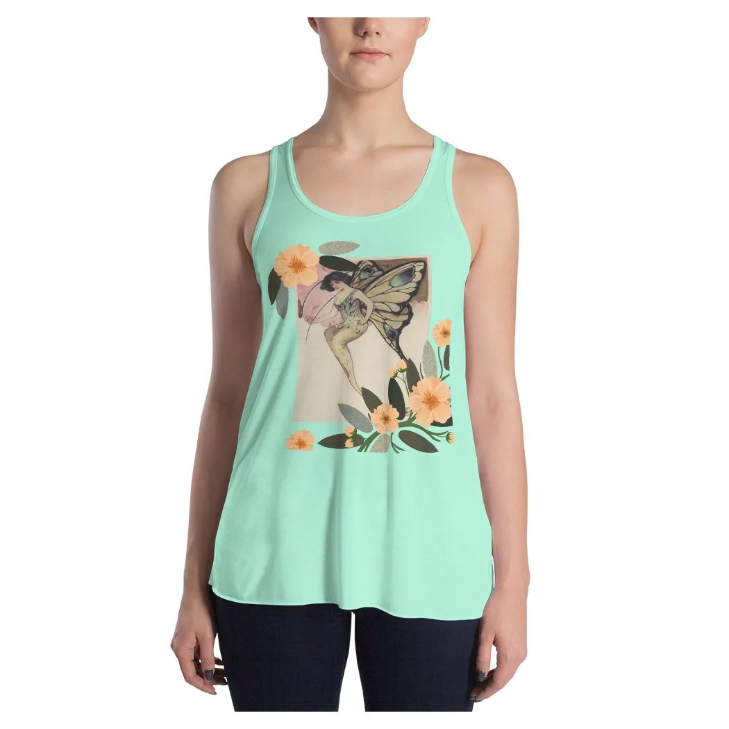 Elusoriness Butterfly Racerback Tank