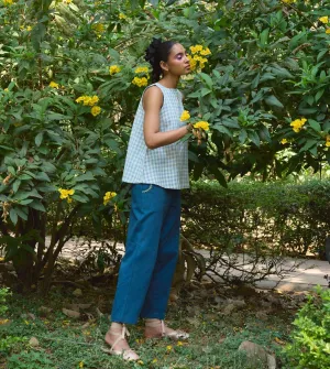EMI WOMENS PANTS WITH EMBROIDERY