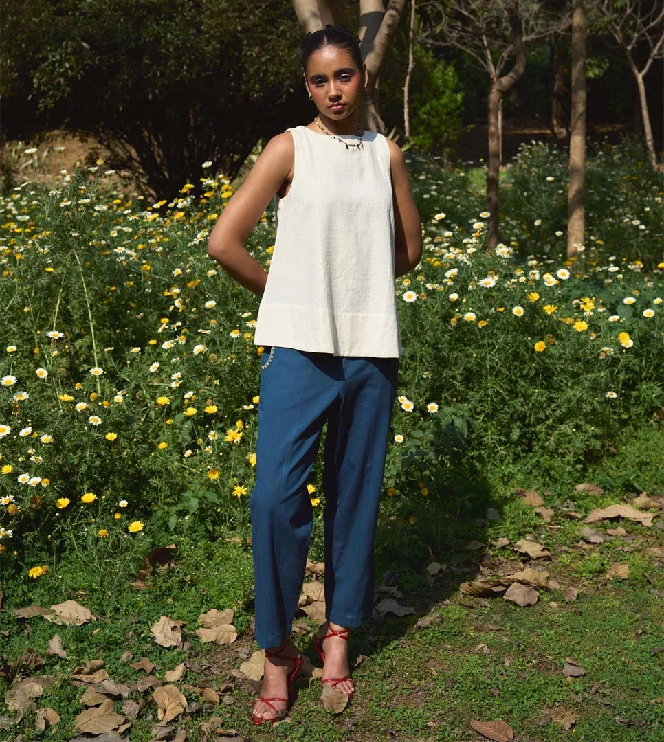 EMI WOMENS PANTS WITH EMBROIDERY