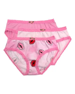 esme- Red Kiss 3-Pk Panty