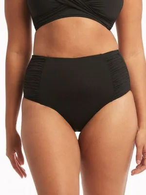 Essentials High Waist Bottoms in Black