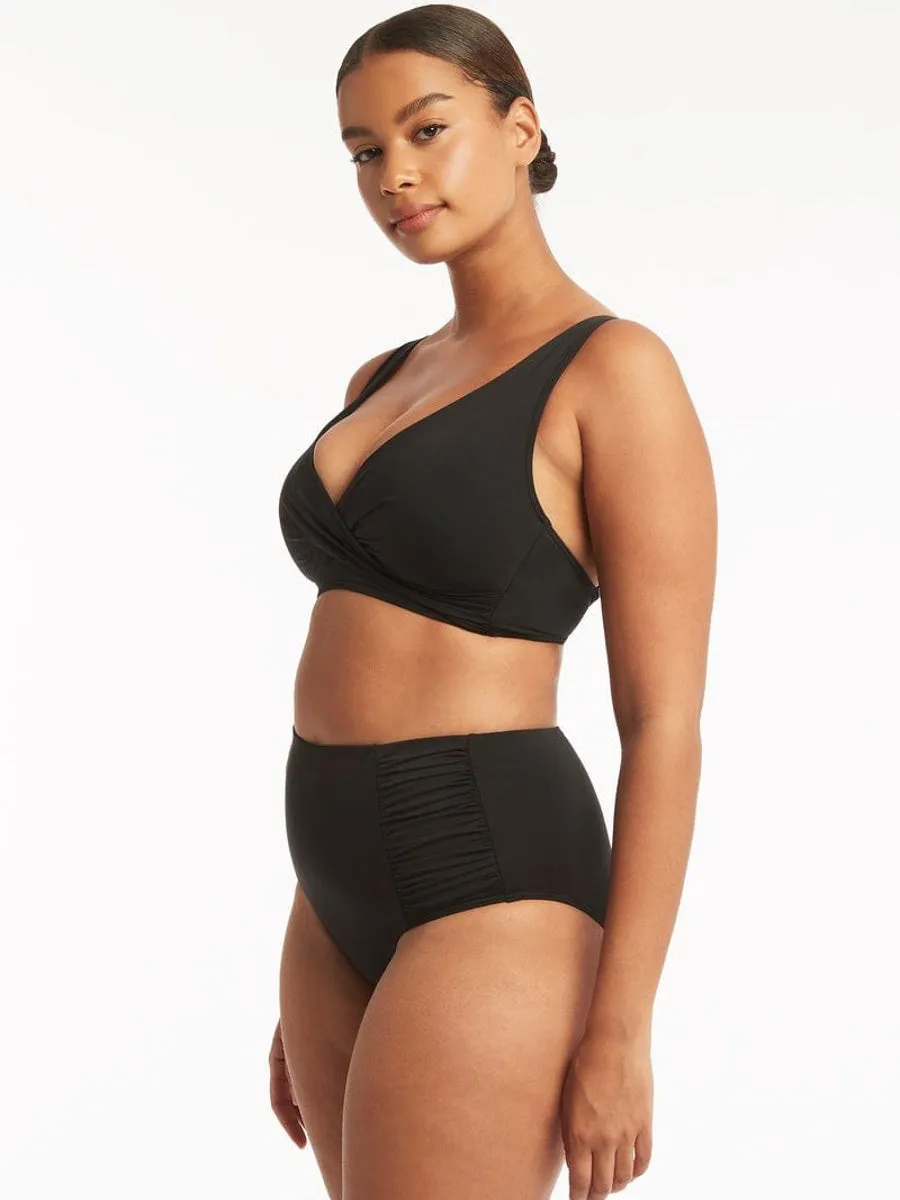 Essentials High Waist Bottoms in Black