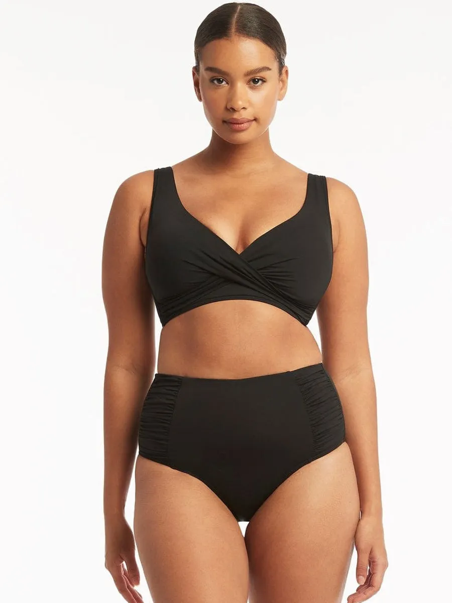 Essentials High Waist Bottoms in Black