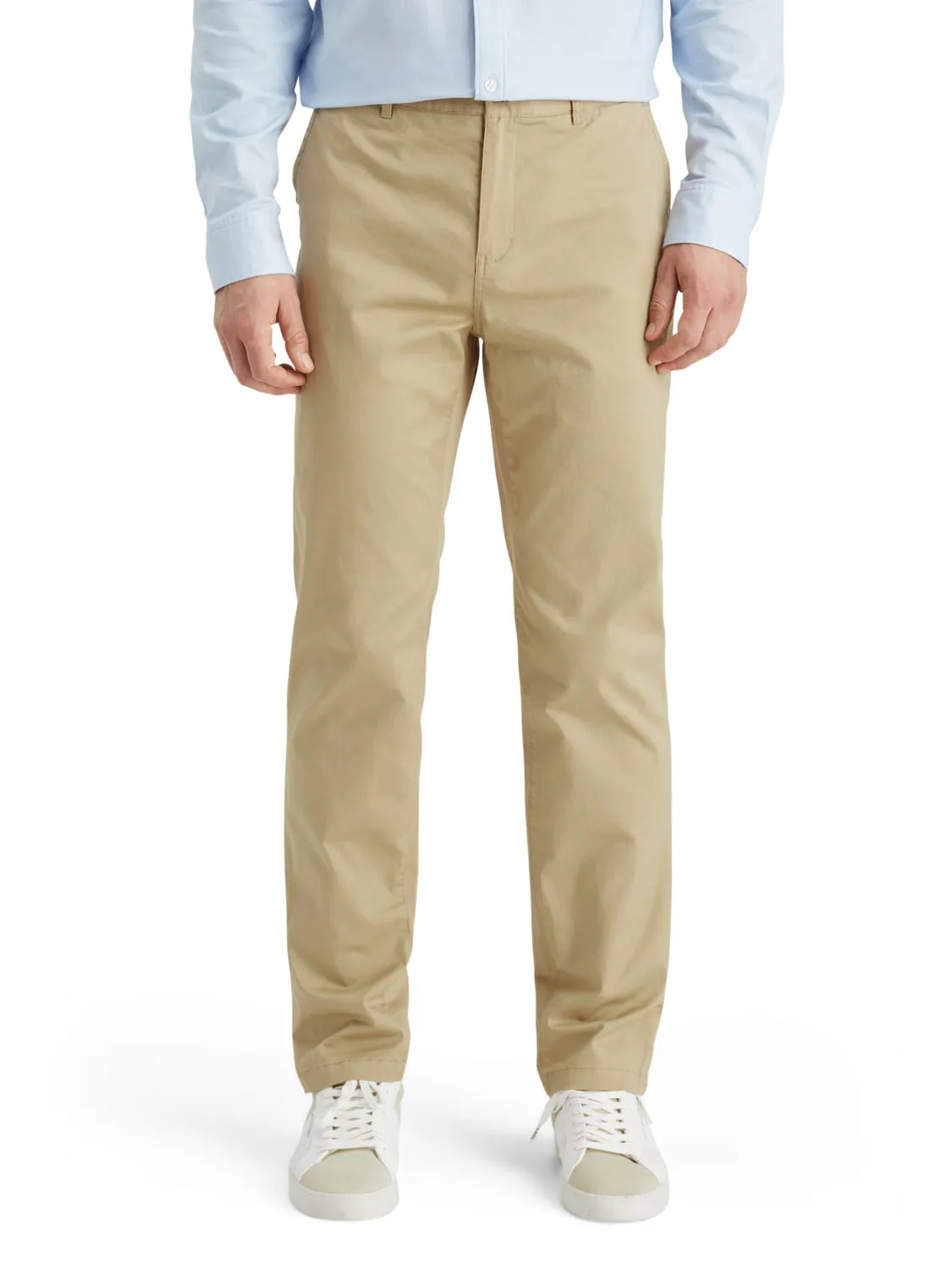 ESSENTIALS - Stuart Regular Slim Fit Chino - Sand