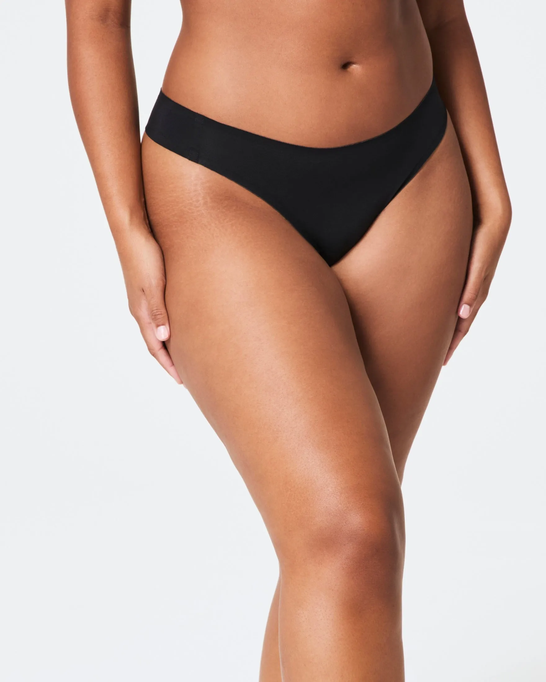 Experience Ultimate Comfort: SPANXsmooth™ Fit-To-You Modal Thong 3-Pack Box