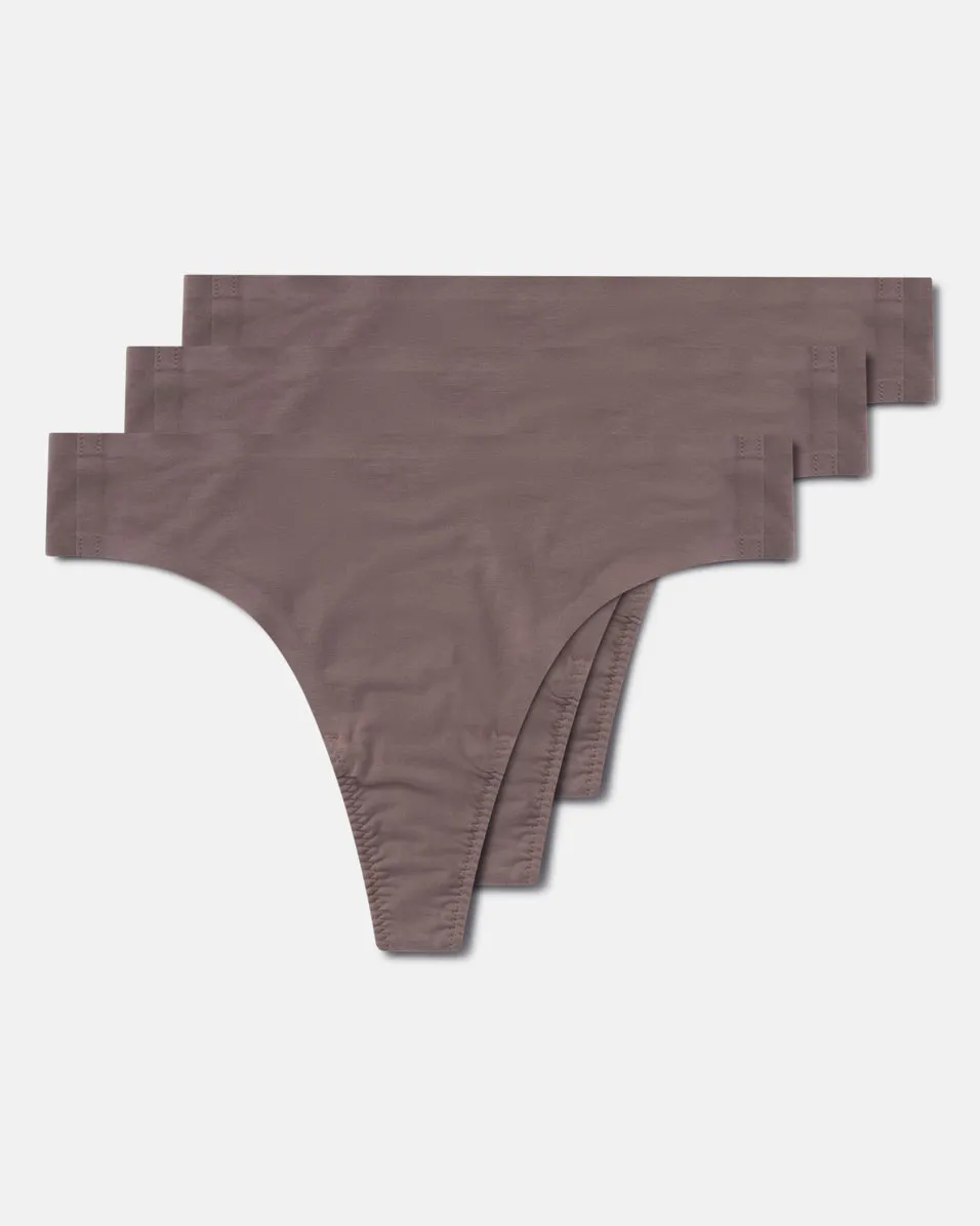 Experience Ultimate Comfort: SPANXsmooth™ Fit-To-You Modal Thong 3-Pack Box